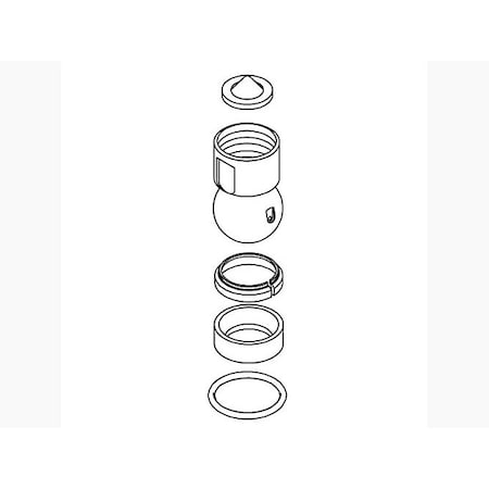 Kohler Ball Joint Kit, 2.0 Gpm 1208800-CP